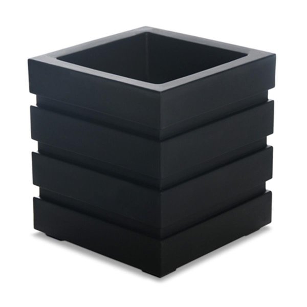 Freeport Patio Planter 18x18 Black, Soto Beauty, Mfr#: SO2621845